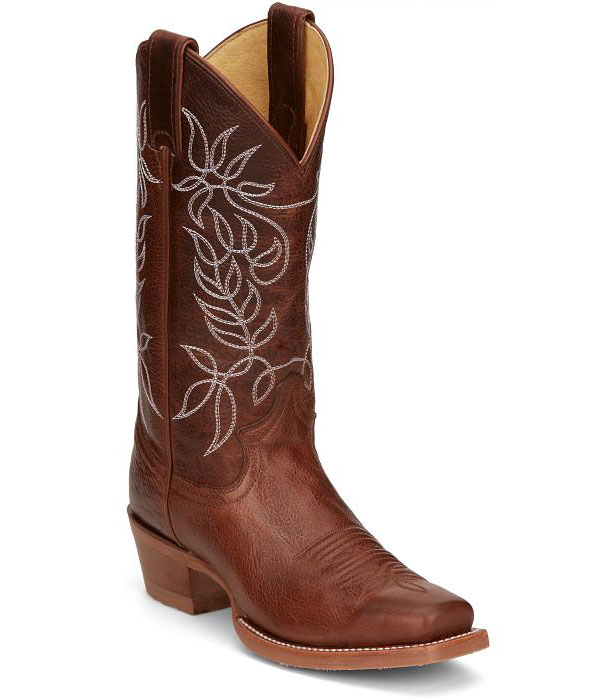 Justin "Vichery" Western Boot - Sorrel - Ladies,Spur Western Wear
