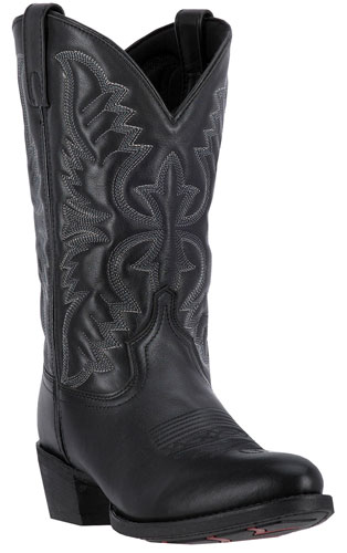 Laredo Birchwood Western Boot - Black - Men's Western Boots | Spur ...