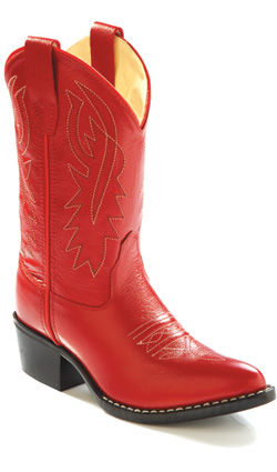 Jama Old West Cowgirl Boot - Red 
