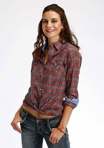Ladies western sales wear shirts