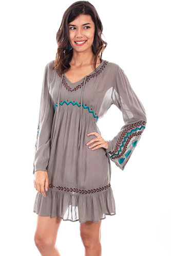 ladies v neck dresses