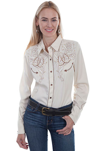 womens retro western shirts