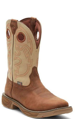 justin stampede waterproof work boots