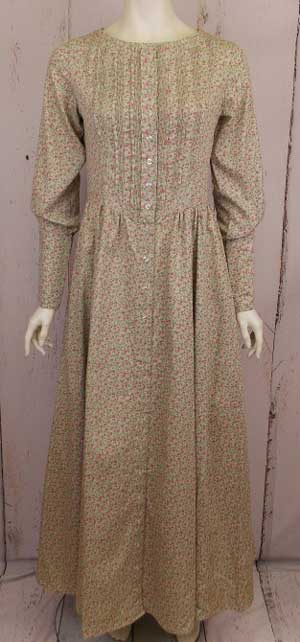 Frontier Classics Pioneer Woman Dress - Green Floral, - Ladies