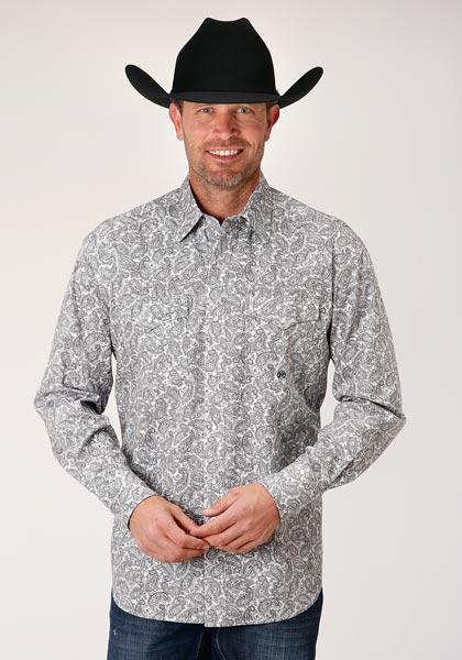 Roper Paisley Print  Long Sleeve Snap Western Shirt-Big & Tall,  Men's Western Shirts | Spur Western Wear