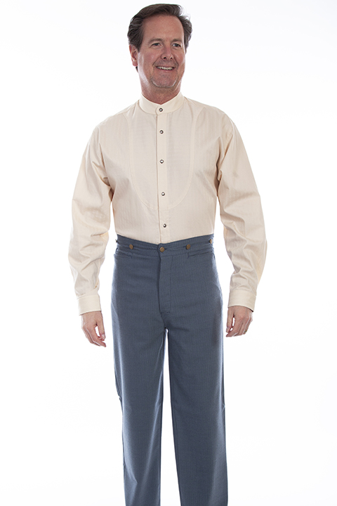 Scully Frontier Pant - BLUE, - Men's Old West Pants | Spur Western Wear
