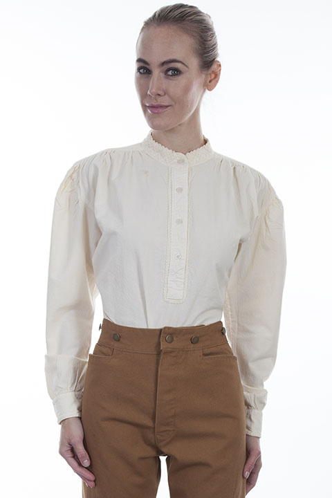 Scully Natural Victorian Blouse