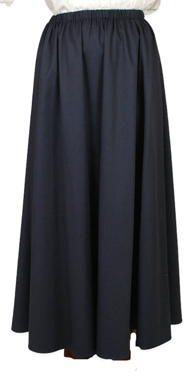 Frontier Classics Bustle Skirt - Navy- Ladies' Old West Skirts and Dresses | Spur Western Wear