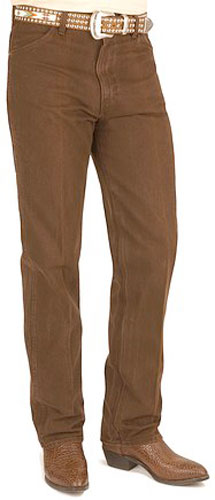 Wrangler Cowboy Cut Original Fit Jeans - Prewash Brown - Men's Western Jeans  | Spur Western Wear